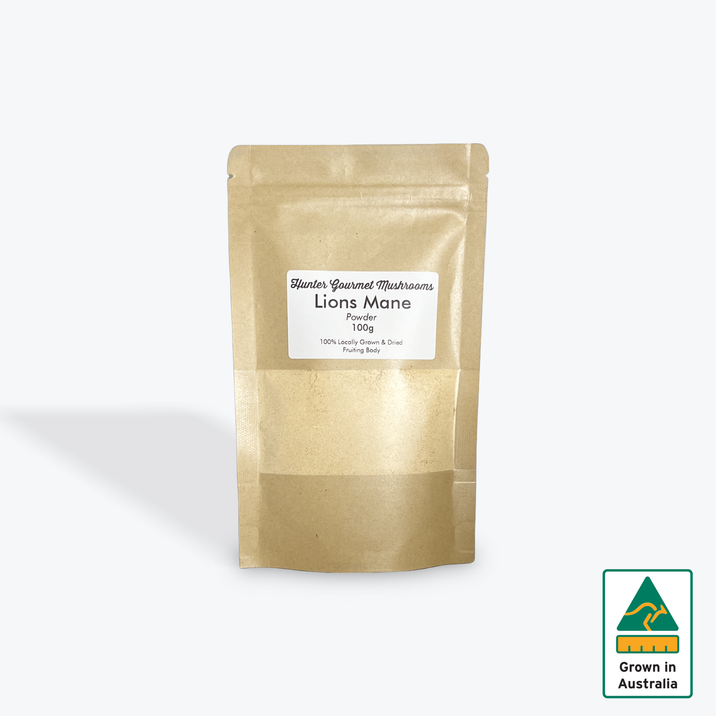 Lion's Mane Powder: 100% Farm-Grown in Australia (100g)